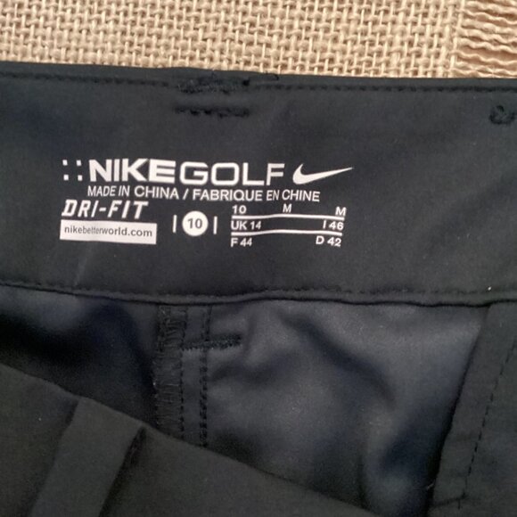 Nike Golf Dri-Fit Black Pants Size 10 Cropped Sportswear Golf - Picture 7 of 8